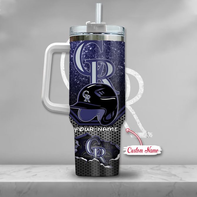 Custom Name Rockies Tumbler - Mickey Mouse Design, Double-Walled, Spill-Proof, 20Oz , Perfect Gift! - Image 3