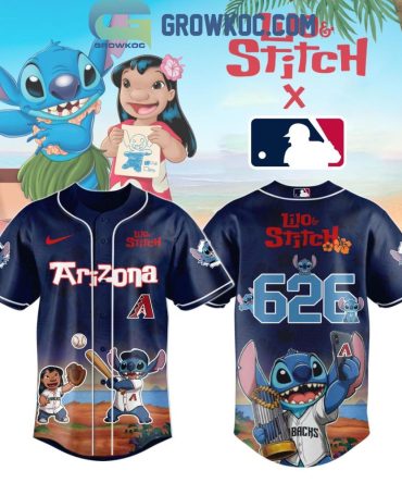 Lilo & Stitch X Mlb Arizona Jersey – Limited Edition Baseball Shirt For Fans