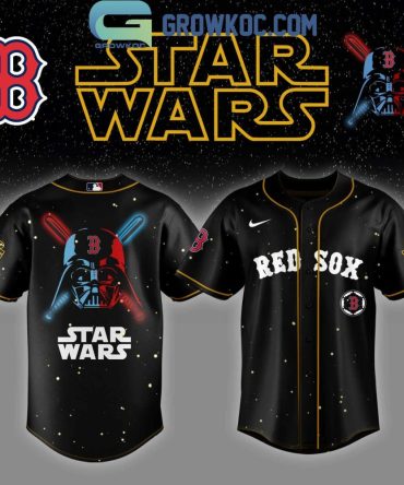 Limited Edition Red Sox Star Wars Jersey - Dark Side Fan Gear, Perfect Gift!