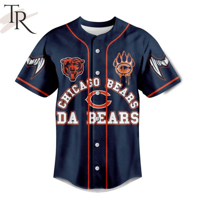 Chicago Bears Monsters Of The Midway Baseball Jersey – Bold Fan Apparel - Image 2