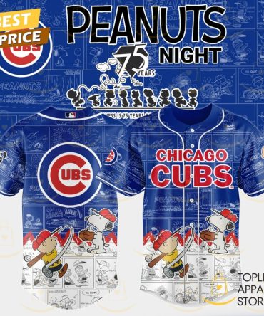 Limited Edition Chicago Cubs Peanuts 75Th Anniversary Jersey - Best Price!