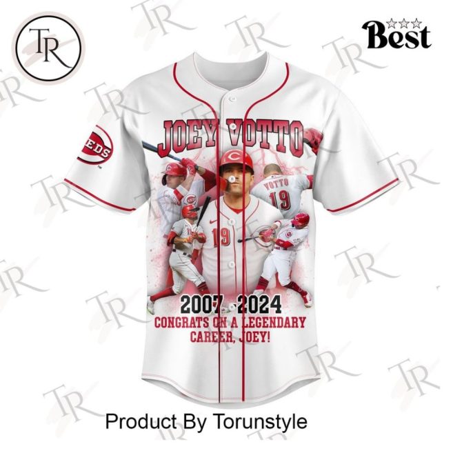 Legendary Joey Votto Jersey - Celebrate A Career Of Excellence! Limited Edition 2007-2024 - Image 2