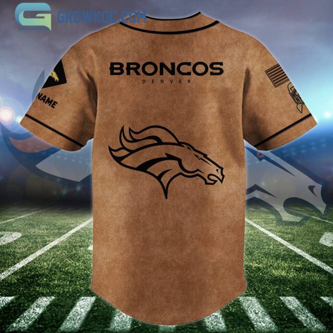 Customizable Broncos Jersey - Vintage Style, Personalized Name & Number, Perfect Gift Idea - Image 2