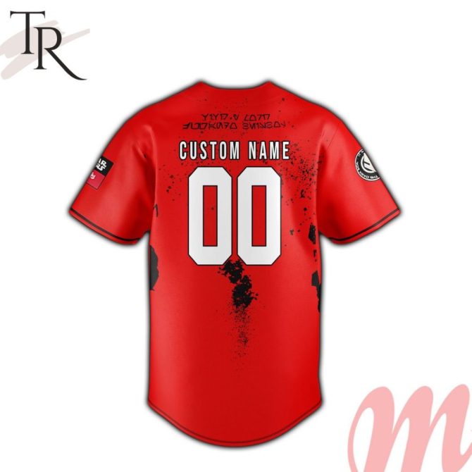 Custom Diablos Baseball Jersey - Personalized Name & Number, Red/Black Design - Image 3