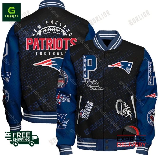 New England Patriots Varsity Jacket  UnisexExpress Delivery
