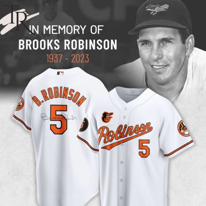 Limited Edition Brooks Robinson Commemorative Jersey - Honor A Legend Today!