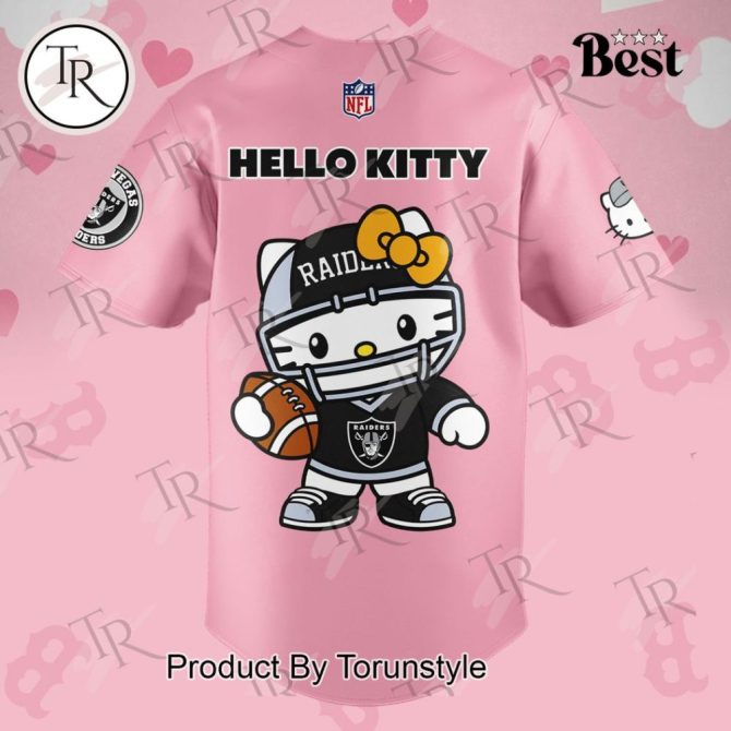 Hello Kitty Raiders Pink Jersey - Cute & Sporty Fan Gear For Women & Kids - Image 3