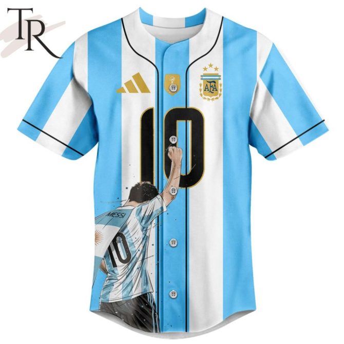Argentina Soccer Jersey - Iconic Blue & White Design - Perfect For Fans! - Image 2