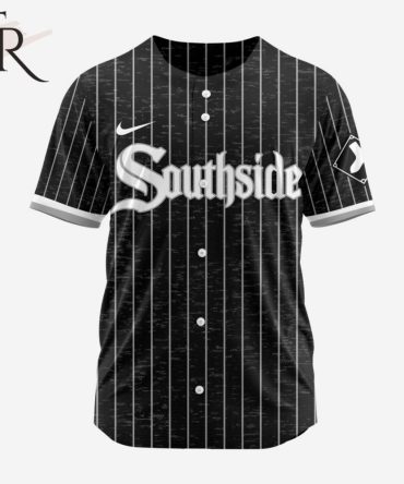 Southside Striped Black Baseball Jersey - Classic Style For Sports & Casual Wear