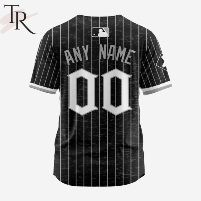 Southside Striped Black Baseball Jersey - Classic Style For Sports & Casual Wear - Image 2