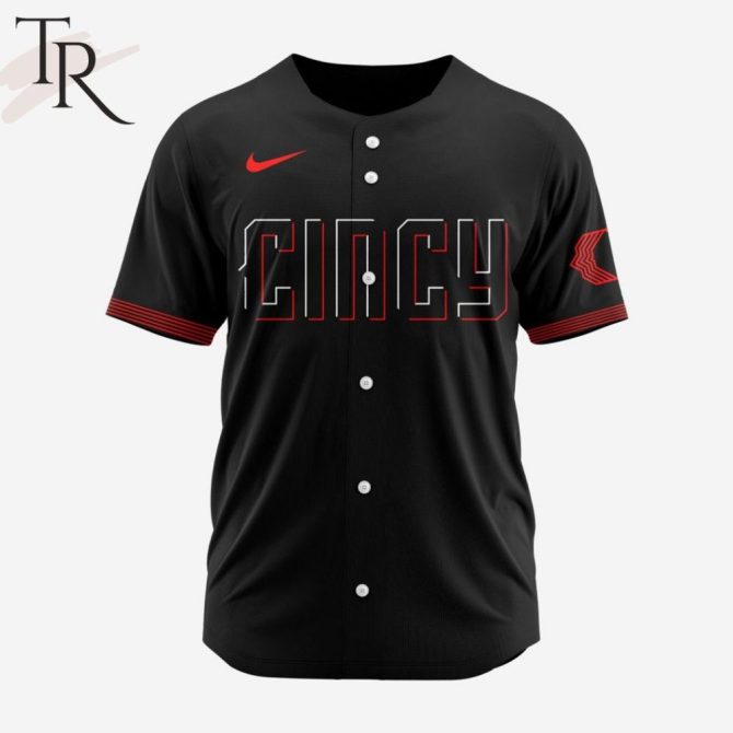 Stylish Black Cincy Baseball Jersey - Premium Athletic Wear For Fans & Players