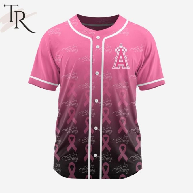 Support & Style: Pink Ribbon Breast Cancer Awareness Jersey – Be Strong Edition