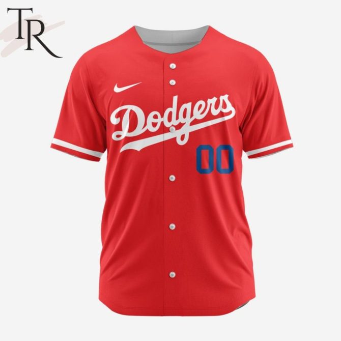 Limited Edition Red Dodgers Jersey - Authentic Baseball Fan Gear