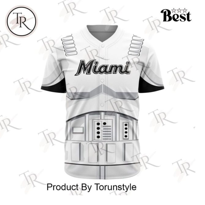 Miami Baseball Jersey - Unique Sci-Fi Design, Perfect Gift For Fans!