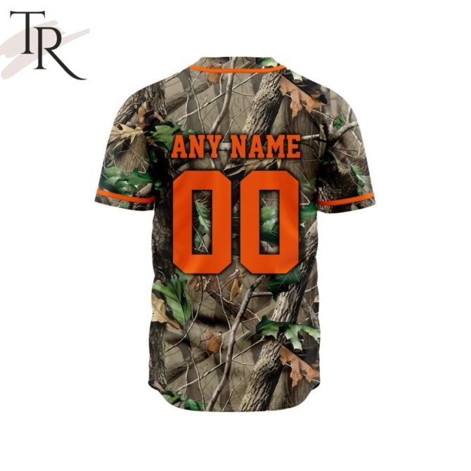 Camouflage Baseball Jersey - Perfect For Sports & Outdoor Enthusiasts - Image 2