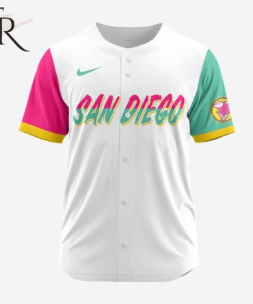 Colorful San Diego Baseball Jersey – Vibrant Retro Style Sportswear For Fans