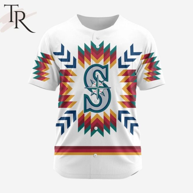 Trendy Tribal Baseball Jersey – Vibrant Pattern, Comfortable Fit – Ideal For Sports & Casual Wear