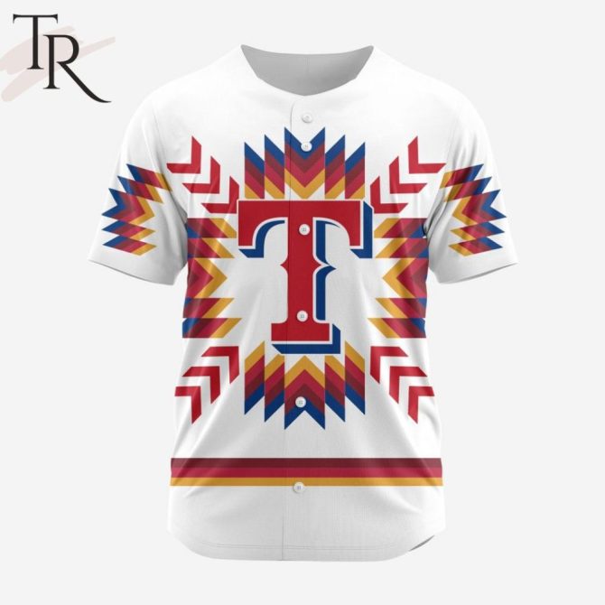 Trendy Aztec Style Baseball Jersey - Vibrant Colors & Unique Design - Perfect For Fans & Fashion Lovers