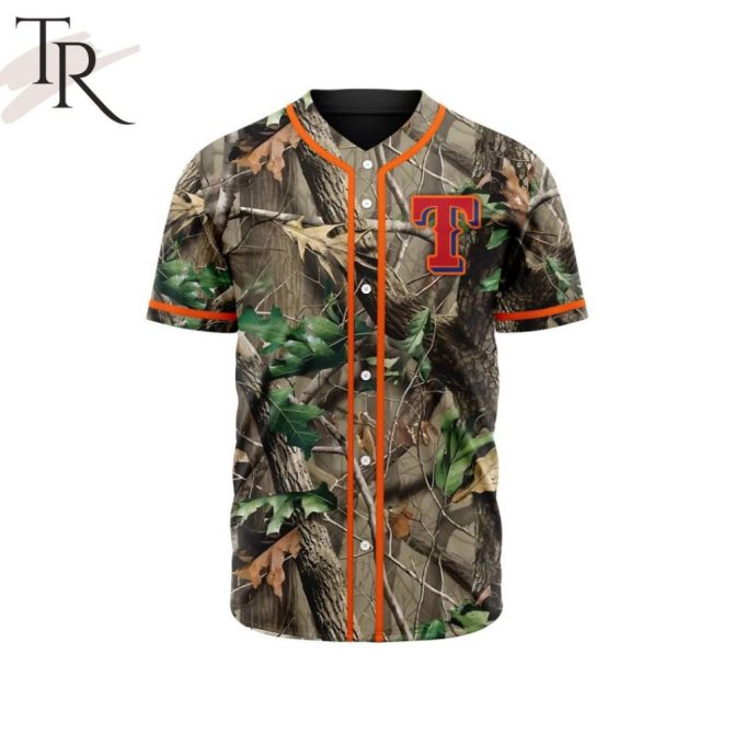 Premium Camo Baseball Jersey - Bold Design, Perfect For Outdoor Adventures!