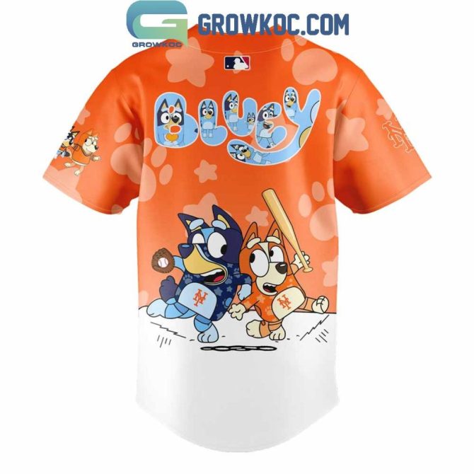 Exclusive Bluey & Bingo Mets Jersey - Limited Edition Kids' Baseball Shirt - Image 3