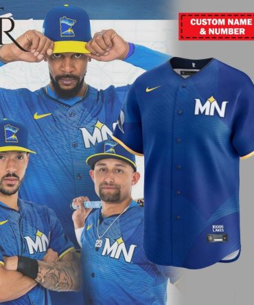 Custom Mn Baseball Jersey & Hat Set - Personalized Name & Number, Premium Quality