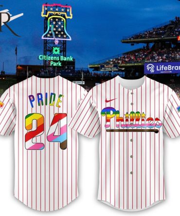 Limited Edition Phillies Pride Jersey – Celebrate In Style With Bold Colors!