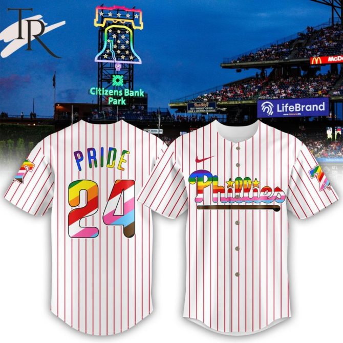 Limited Edition Phillies Pride Jersey – Celebrate In Style With Bold Colors!
