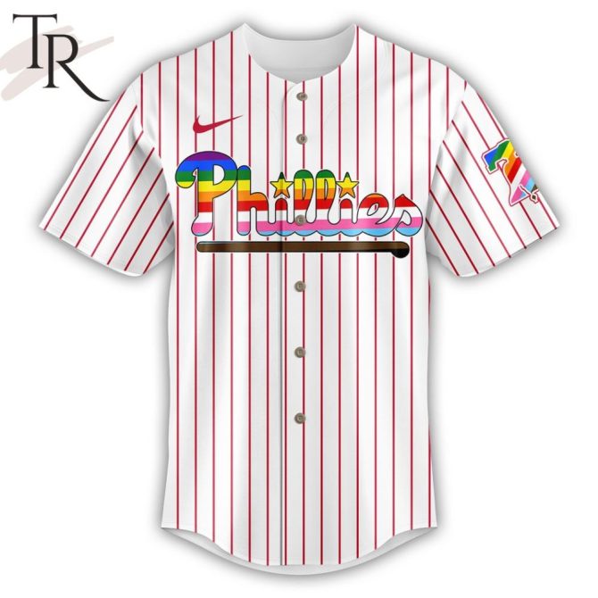 Limited Edition Phillies Pride Jersey – Celebrate In Style With Bold Colors! - Image 2