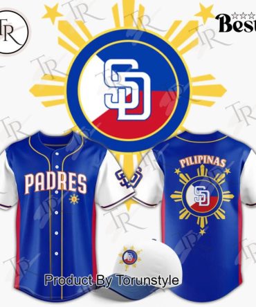 Custom Padres Baseball Jersey - Philippines Pride Design - Limited Edition!