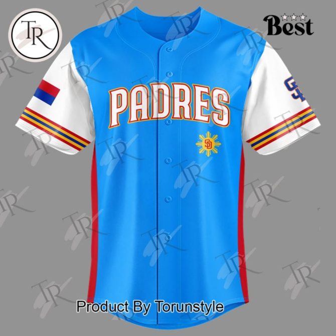 Custom Padres Heritage Jersey – Celebrate Filipino Pride With Exclusive Design! - Image 2