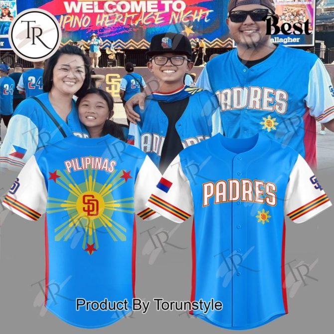 Custom Padres Heritage Jersey – Celebrate Filipino Pride With Exclusive Design!