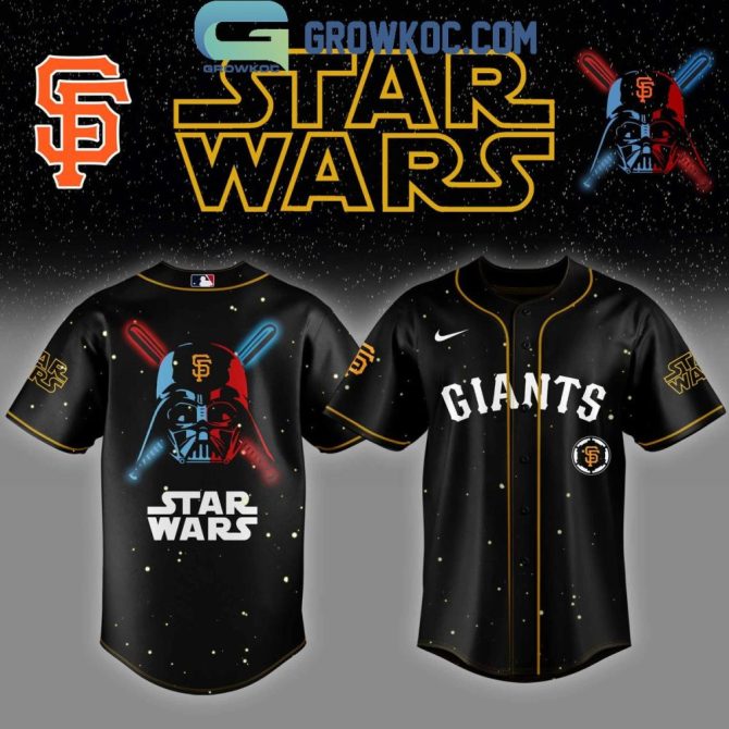 Limited Edition Giants Star Wars Baseball Jersey - Ultimate Fan Gear!