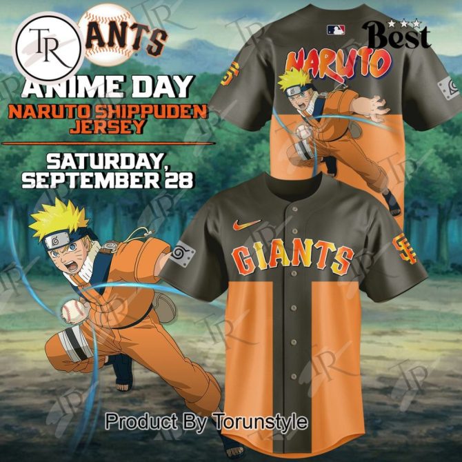 Exclusive Naruto Shippuden Giants Anime Day Jersey – Perfect For Fans!