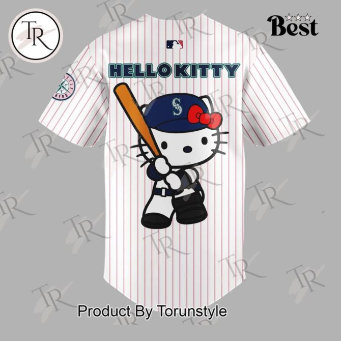 Hello Kitty Mariners Baseball Jersey - Limited Edition Collectible Gear - Image 3