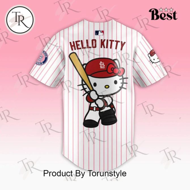 Hello Kitty X St. Louis Cardinals 50Th Anniversary Jersey - Limited Edition - Image 4