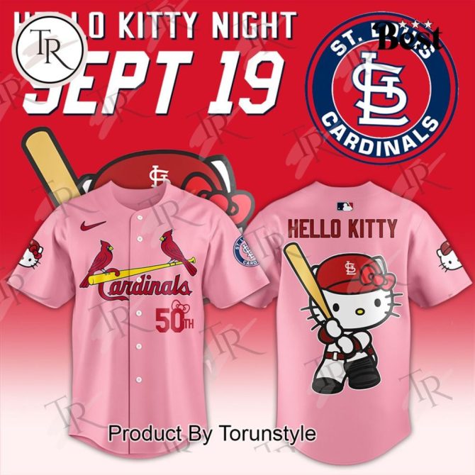 Exclusive Hello Kitty St. Louis Cardinals Jersey – Limited Edition Pink Mlb Gear