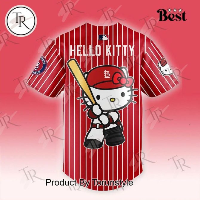 Limited Edition Hello Kitty St. Louis Cardinals Baseball Jersey - Celebrate In Style! - Image 4