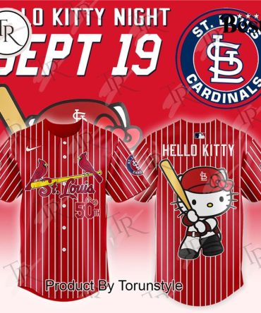 Limited Edition Hello Kitty St. Louis Cardinals Baseball Jersey - Celebrate In Style!