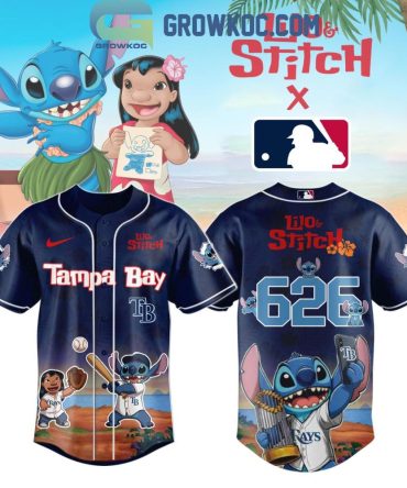 Lilo & Stitch Tampa Bay Jersey - Limited Edition Mlb Fan Gear For Kids & Adults