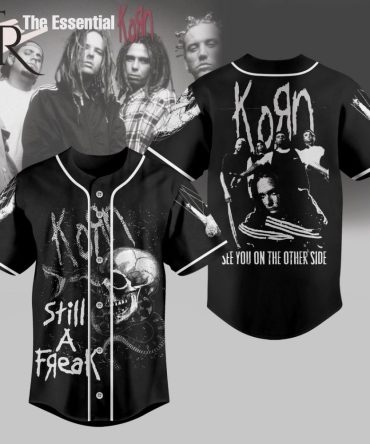 Rock Your Style: Korn Graphic Baseball Jersey - Perfect For Fans!