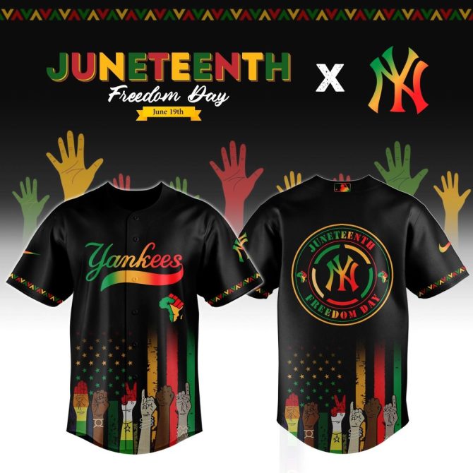 Celebrate Juneteenth: Limited Edition Freedom Day Baseball Jersey - Vibrant Design, Perfect Gift!