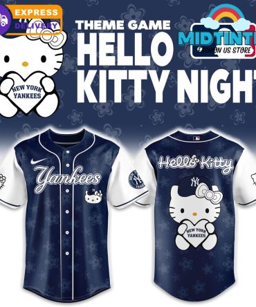 Hello Kitty Yankees Jersey – Limited Edition Theme Game Night Apparel