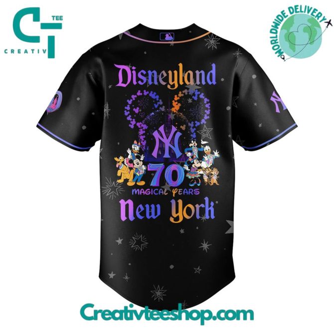 Disneyland 70Th Anniversary Yankees Jersey – Magical New York Design For Mlb Fans - Image 3