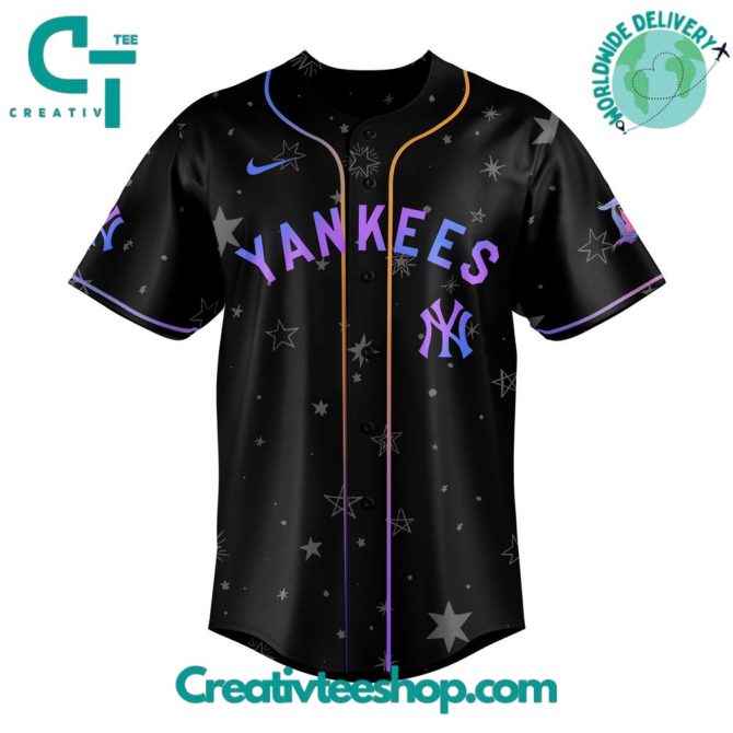 Disneyland 70Th Anniversary Yankees Jersey – Magical New York Design For Mlb Fans - Image 2