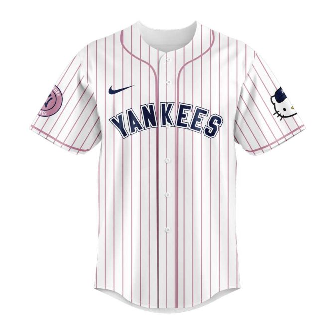 Hello Kitty X Yankees Night Game Jersey - Limited Edition Fan Gear - Image 2