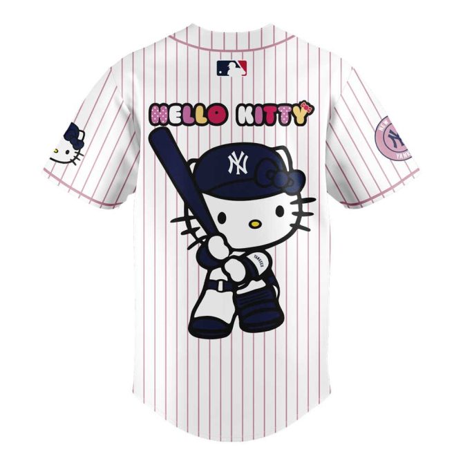 Hello Kitty X Yankees Night Game Jersey - Limited Edition Fan Gear - Image 4