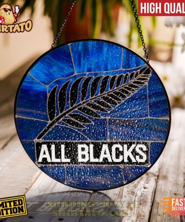 Limited Edition All Blacks Stained Glass Decor – High Quality, Fast Delivery!