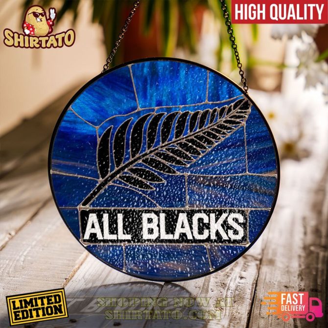 Limited Edition All Blacks Stained Glass Decor – High Quality, Fast Delivery!