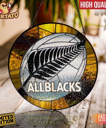 Limited Edition All Blacks Stained Glass Art - High Quality & Fast Delivery!