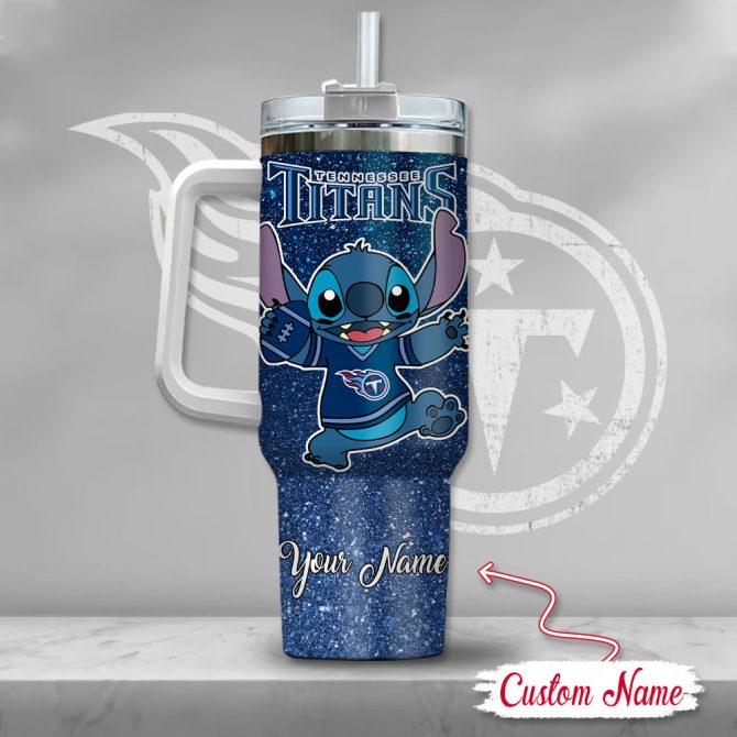 Custom Name Tennessee Football Tumbler With Cute Character Design - Perfect Gift! - Image 3